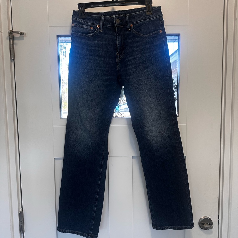 American Eagle men’s original bootcut jeans.